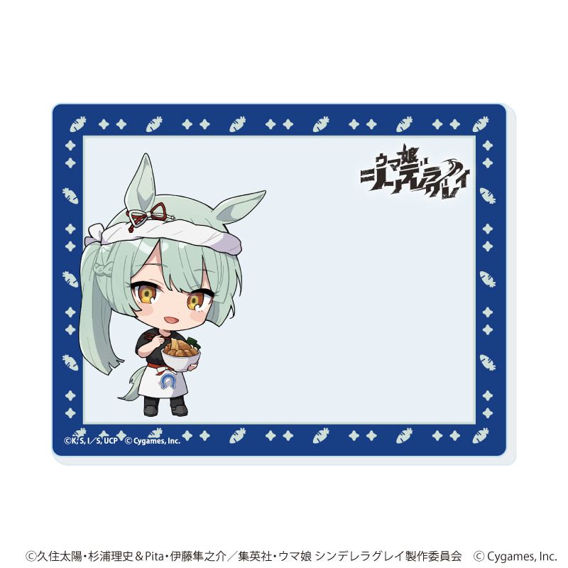 アクリルカード「アニメ『ウマ娘 シンデレラグレイ』」01/ラーメン屋ver. ブラインド(6種)(描き下ろし&描き起こしイラスト)