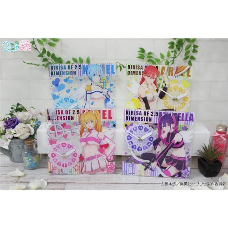 TVアニメ「2.5次元の誘惑」描き下ろし　アクリル置時計【アリエル】天使空挺隊ver.