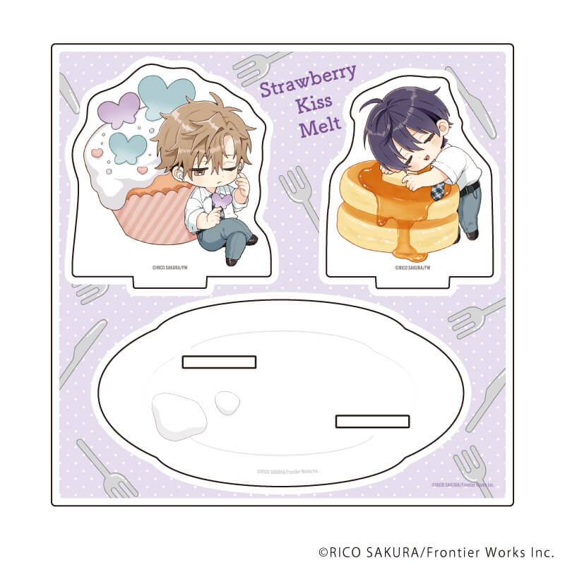 アクリルスタンドプレート「ストロベリーキス・メルト」02/B(既存イラスト)