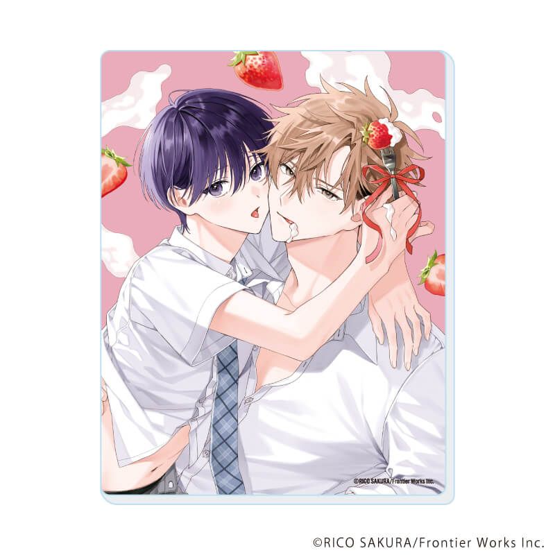 アクリルカード「ストロベリーキス・メルト」01/コンプリートセット(全6種)(既存&描き下ろしイラスト)