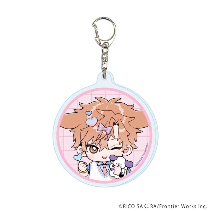 アクリルキーホルダー「ストロベリーキス・メルト」01/ブラインド(6種)(既存&描き下ろしイラスト)