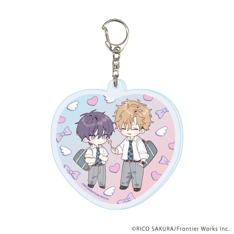 アクリルキーホルダー「ストロベリーキス・メルト」01/ブラインド(6種)(既存&描き下ろしイラスト)