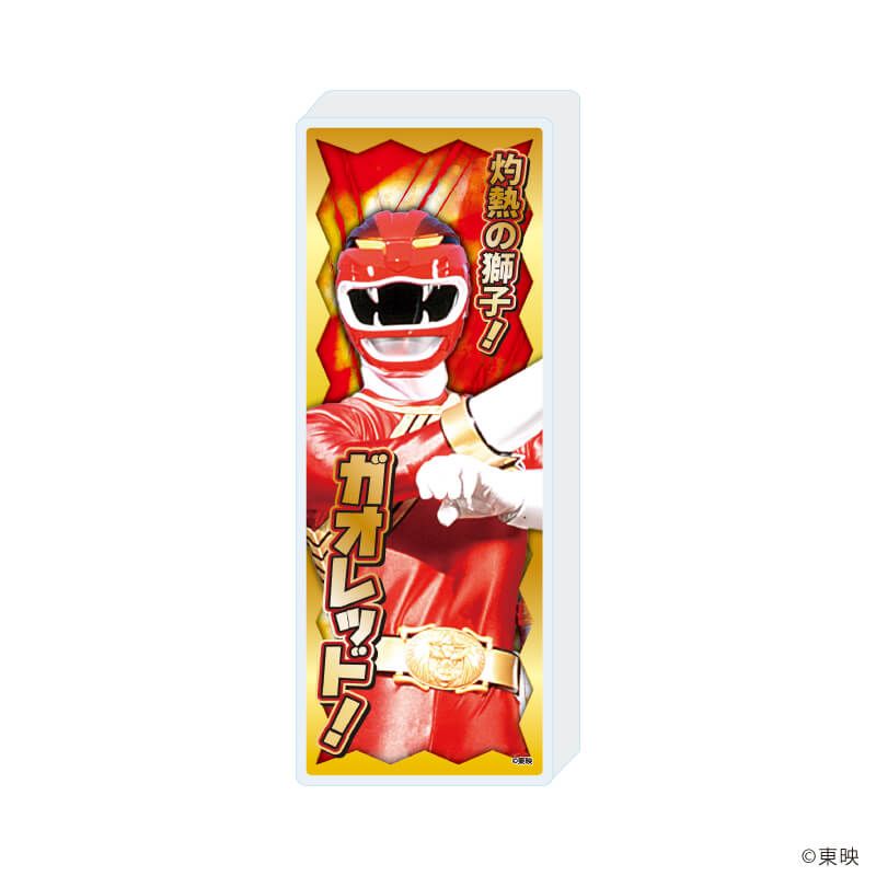 ミニアクリルブロック「百獣戦隊ガオレンジャー」01/ガオレッド(公式イラスト)