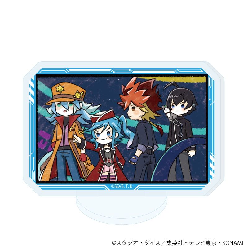 アクリルぷちスタンド「遊☆戯☆王ゴーラッシュ！！」05/ブラインド(9種)(グラフアートイラスト)