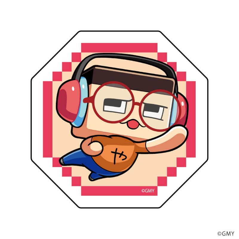 ダイカットステッカー「3年G組！ぐち男くん」09/ぐちやま パターン④(公式イラスト)