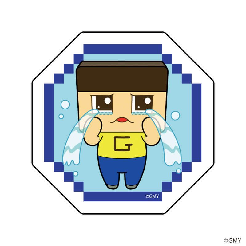 ダイカットステッカー「3年G組！ぐち男くん」03/ぐち男 パターン③(公式イラスト)