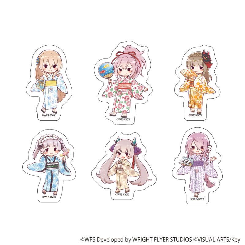 フレークシール(6種セット)「ヘブンバーンズレッド」04/浴衣ver. 第30G部隊(グラフアートイラスト)