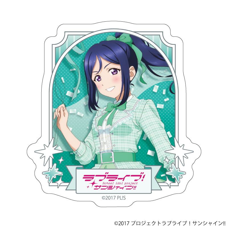 ダイカットステッカー「ラブライブ！サンシャイン!!」12/松浦果南 パレードver.(描き下ろしイラスト)