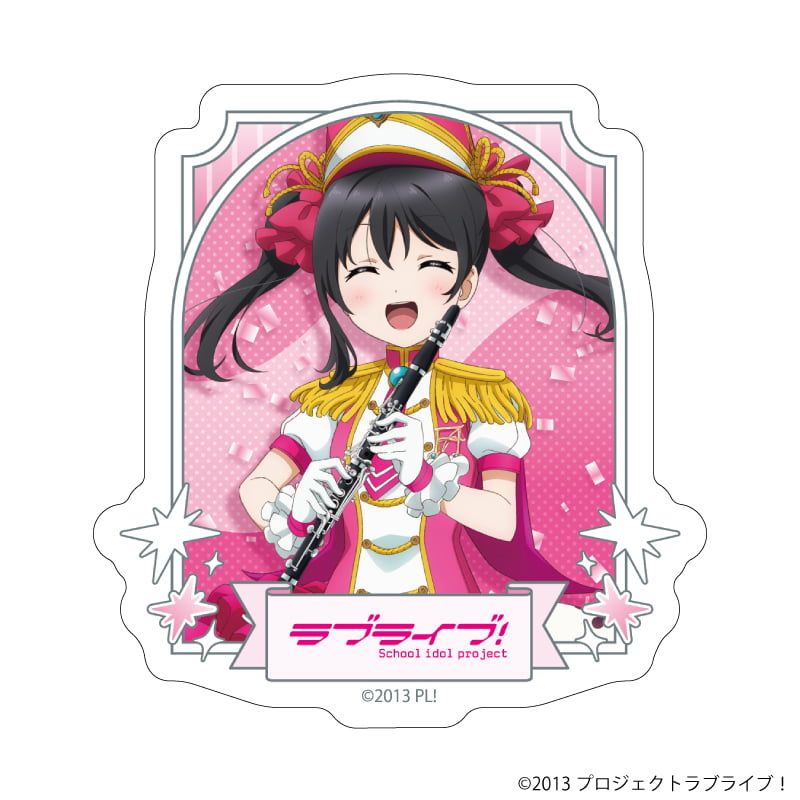 ダイカットステッカー「ラブライブ！」09/矢澤にこ パレードver.(描き下ろしイラスト)