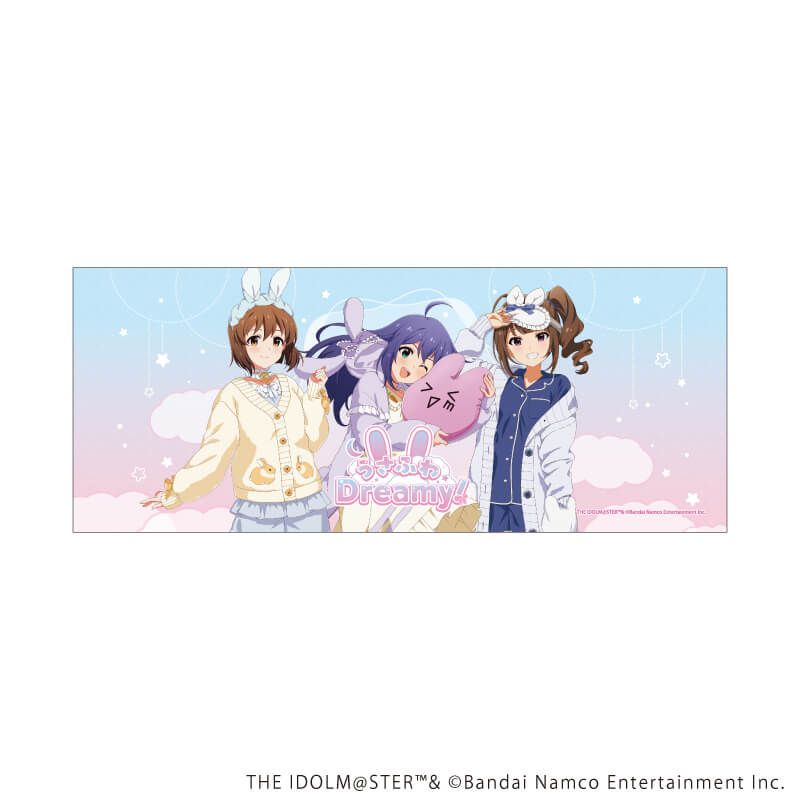 フェイスタオル「アイドルマスター ミリオンライブ！」02/うさふわ Dreamy！ver.(描き下ろしイラスト)