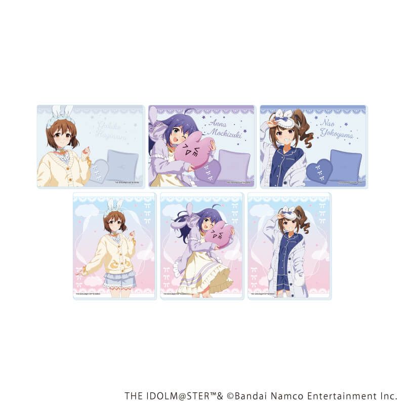 アクリルカード「アイドルマスター ミリオンライブ！」05/うさふわ Dreamy！ver.コンプリートBOX(全6種)(描き下ろしイラスト)