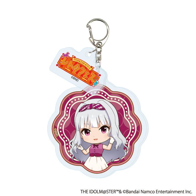 パーツ付きアクリルキーホルダー「『アイドルマスター』シリーズ×西武園ゆうえんち レトロフェス」01/アイドルマスター トレーディング(5種)