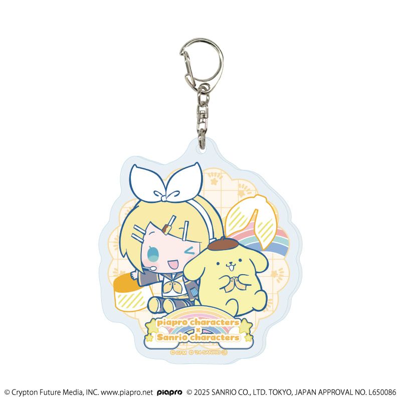 ホログラムアクリルキーホルダー「ピアプロキャラクターズ×サンリオキャラクターズ」01/コンプリートBOX(全6種)(コラボイラスト)