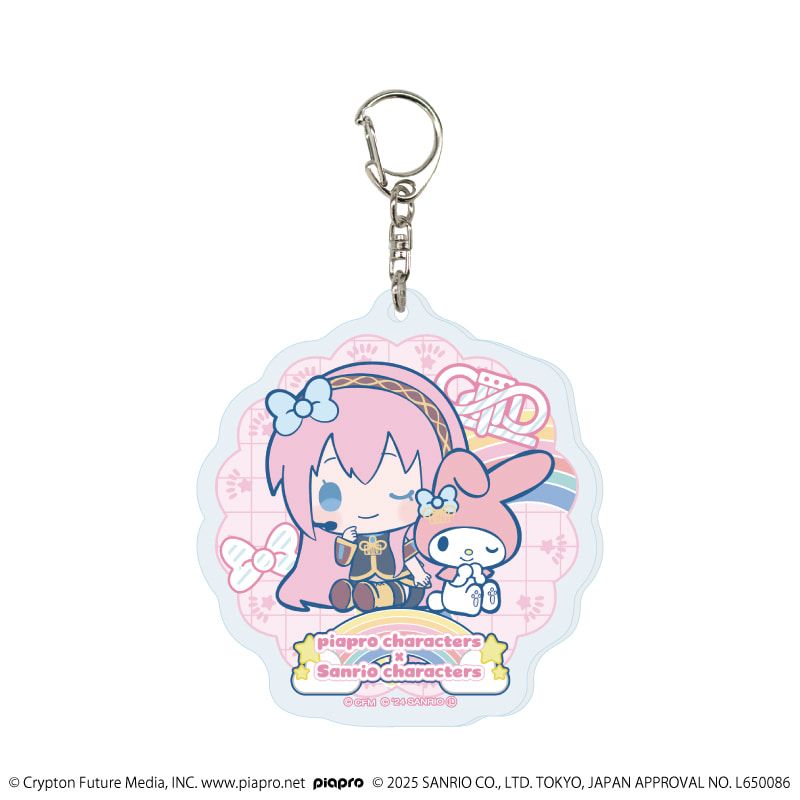ホログラムアクリルキーホルダー「ピアプロキャラクターズ×サンリオキャラクターズ」01/コンプリートBOX(全6種)(コラボイラスト)