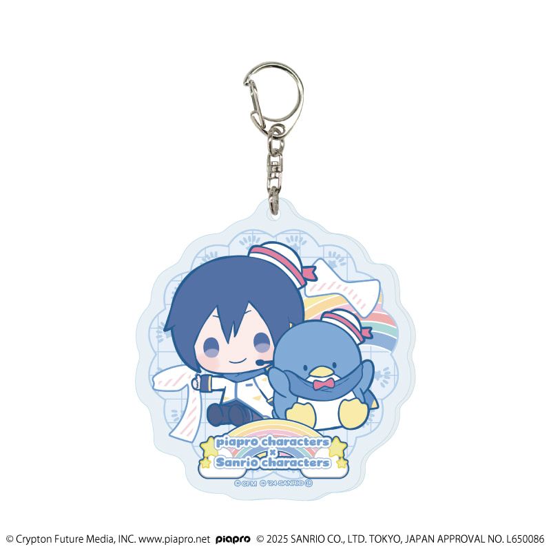 ホログラムアクリルキーホルダー「ピアプロキャラクターズ×サンリオキャラクターズ」01/コンプリートBOX(全6種)(コラボイラスト)