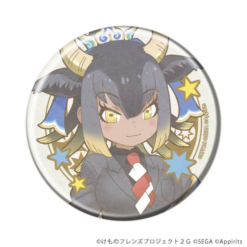 缶バッジ「けものフレンズ3」06/ブラインド(5種)(ANTRAITEイラスト)