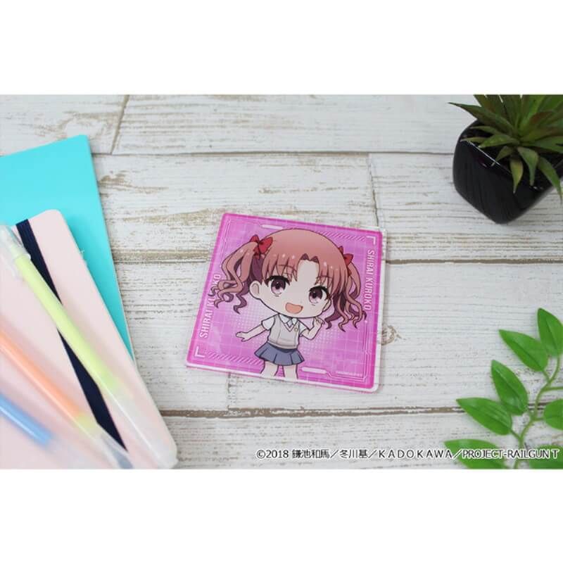 とある科学の超電磁砲T ぷちちょこアクリルコースター【白井黒子