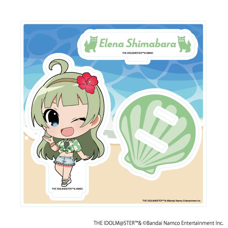 アクリルスタンドプレート「アイドルマスター ミリオンライブ！」20/島原 エレナ はいさい！ver.(ミニキャライラスト)