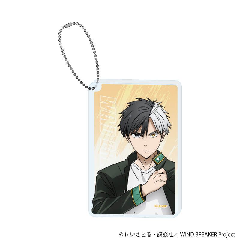 アクリルブロックキーホルダー「TVアニメ『WIND BREAKER』」01/桜 遥(公式イラスト)