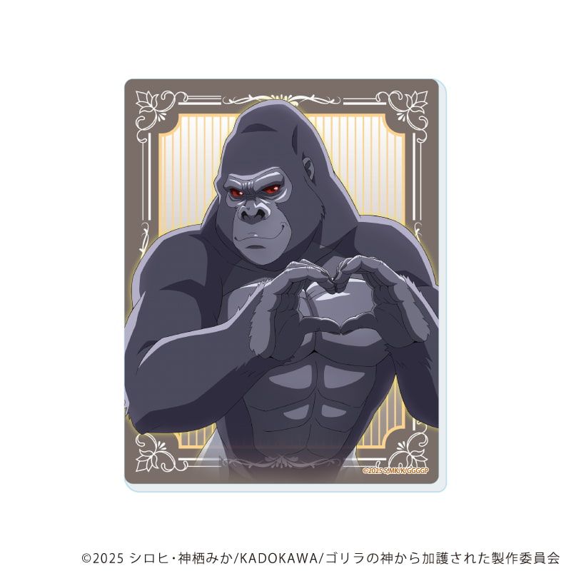 アクリルカード「ゴリラの神から加護された令嬢は王立騎士団で可愛がられる」01/コンプリートセット(全5種)(公式イラスト)