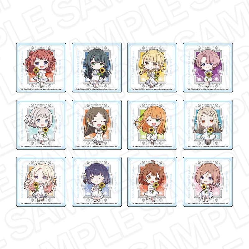 学園アイドルマスター アクリルブロック sunflower ミニキャラVer.