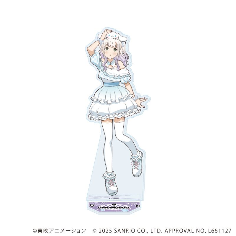 BIGアクリルスタンド「ガールズバンドクライ×サンリオキャラクターズ」09/アイ×シナモロール(コラボイラスト)