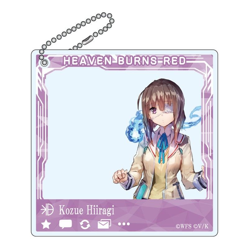 ヘブンバーンズレッド SNSぽいアクリルキーホルダー 柊木梢