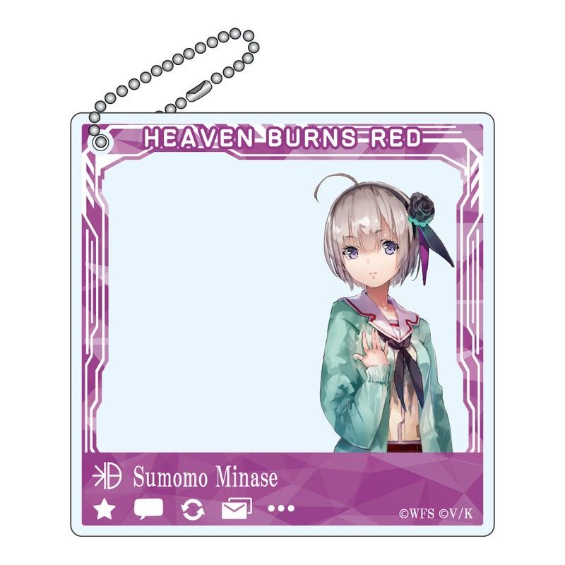 ヘブンバーンズレッド SNSぽいアクリルキーホルダー 水瀬すもも