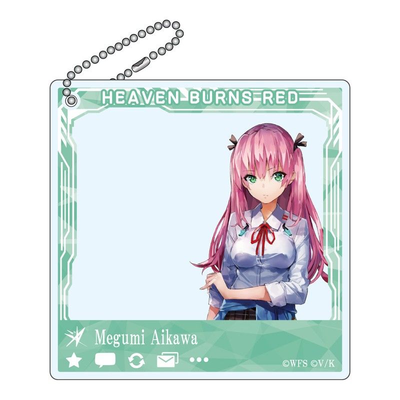 ヘブンバーンズレッド SNSぽいアクリルキーホルダー 逢川めぐみ