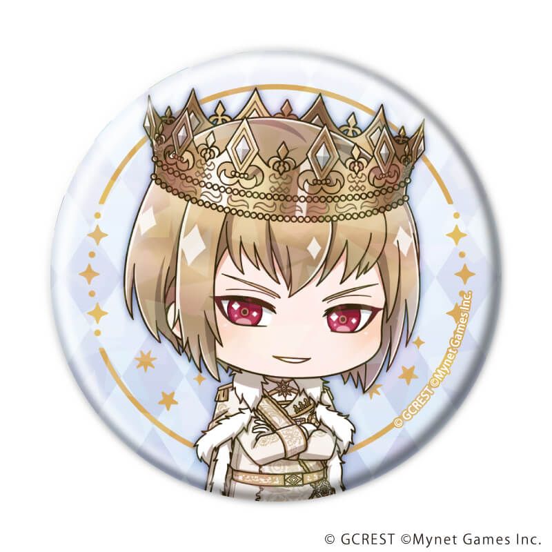 ホログラム缶バッジ(57mm)「夢王国と眠れる100人の王子様」07/コンプリートセット(全12種)(ミニキャライラスト)