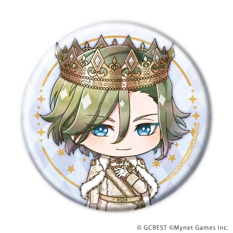 ホログラム缶バッジ(57mm)「夢王国と眠れる100人の王子様」07/コンプリートセット(全12種)(ミニキャライラスト)