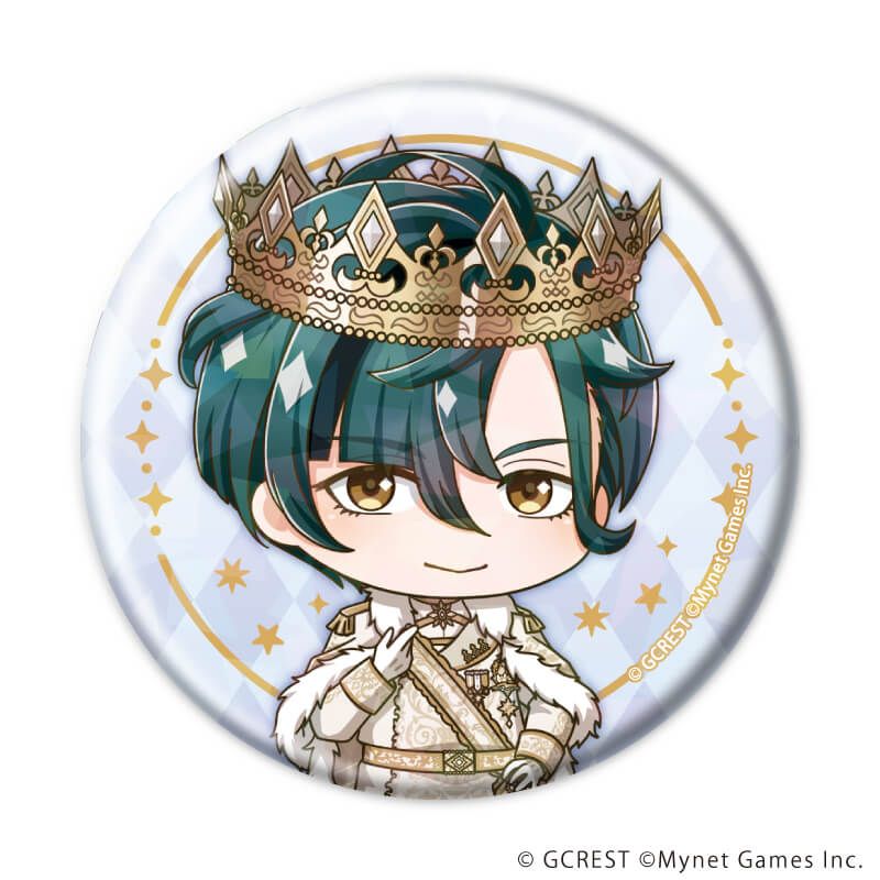 ホログラム缶バッジ(57mm)「夢王国と眠れる100人の王子様」07/ブラインド(12種)(ミニキャライラスト)