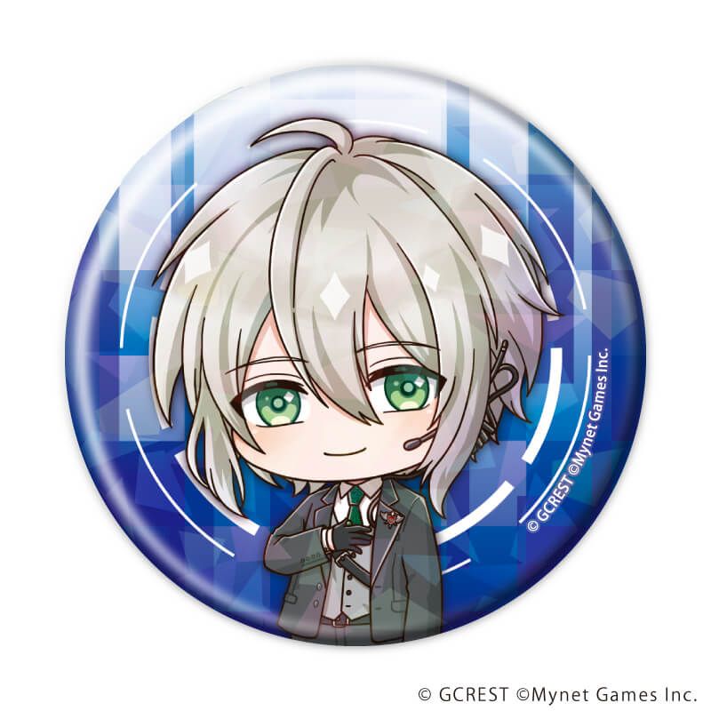 ホログラム缶バッジ(57mm)「夢王国と眠れる100人の王子様」07/ブラインド(12種)(ミニキャライラスト)