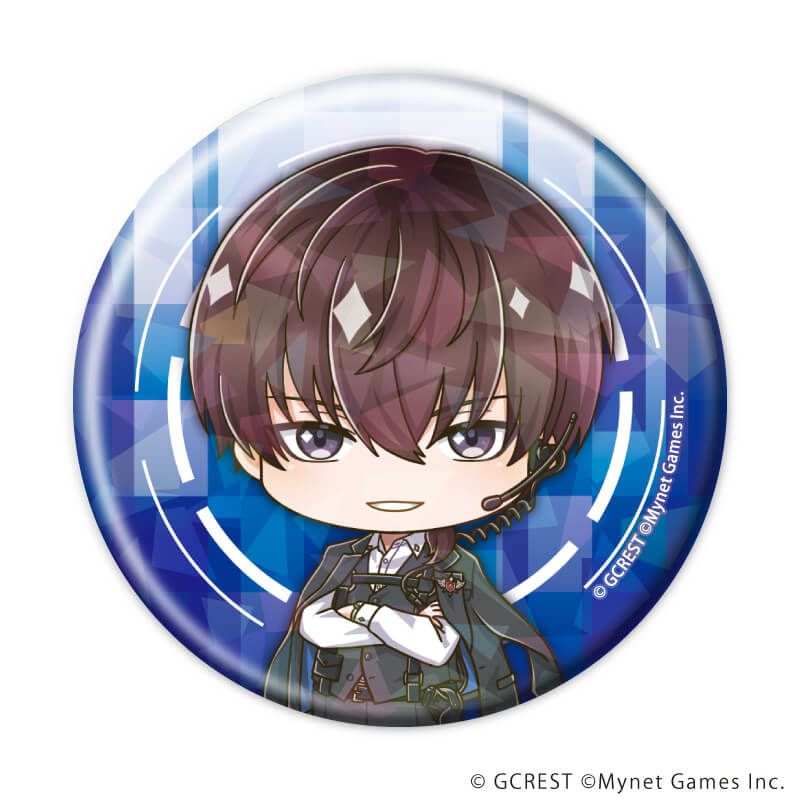 ホログラム缶バッジ(57mm)「夢王国と眠れる100人の王子様」07/ブラインド(12種)(ミニキャライラスト)