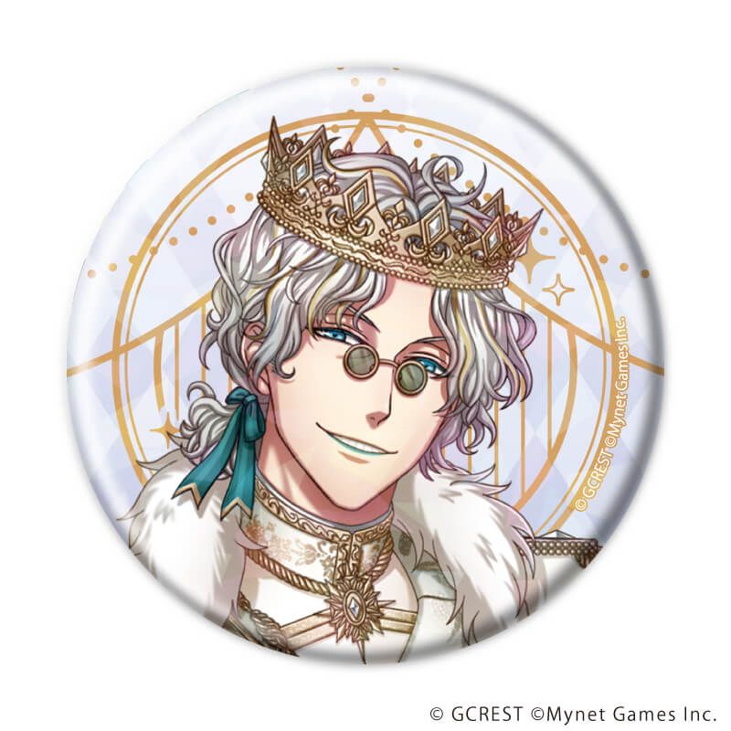 ホログラム缶バッジ(57mm)「夢王国と眠れる100人の王子様」06/ブラインド(12種)(公式イラスト)