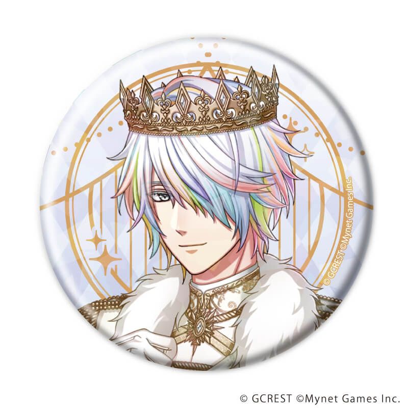 ホログラム缶バッジ(57mm)「夢王国と眠れる100人の王子様」06/ブラインド(12種)(公式イラスト)