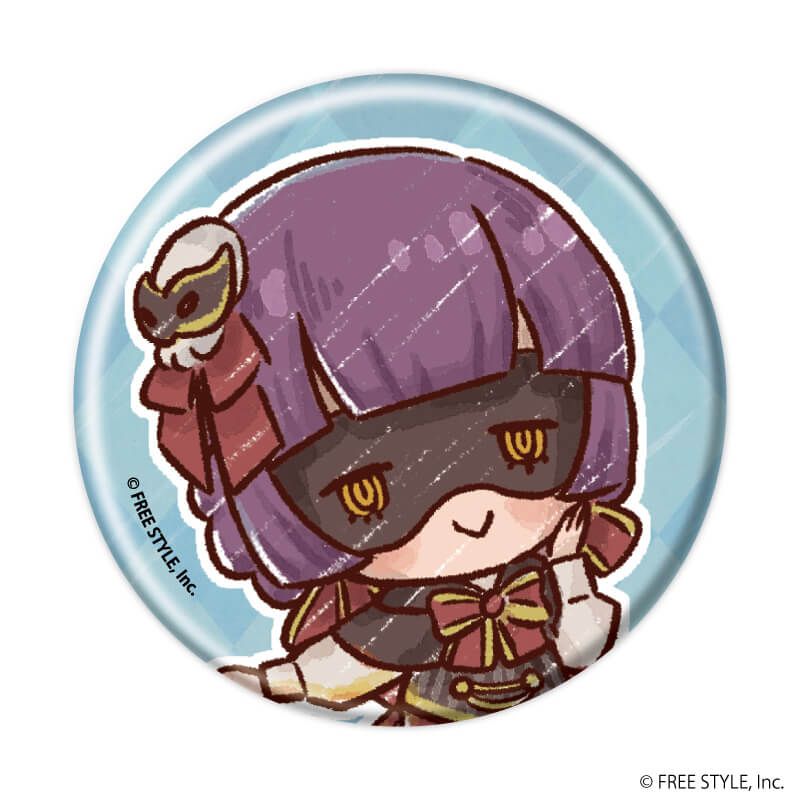 缶バッジ「オバケイドロ！」01/ブラインド(13種)(グラフアートイラスト)