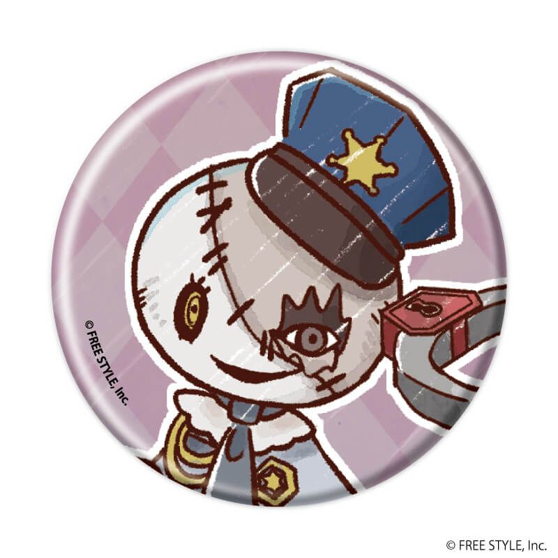 缶バッジ「オバケイドロ！」01/ブラインド(13種)(グラフアートイラスト)