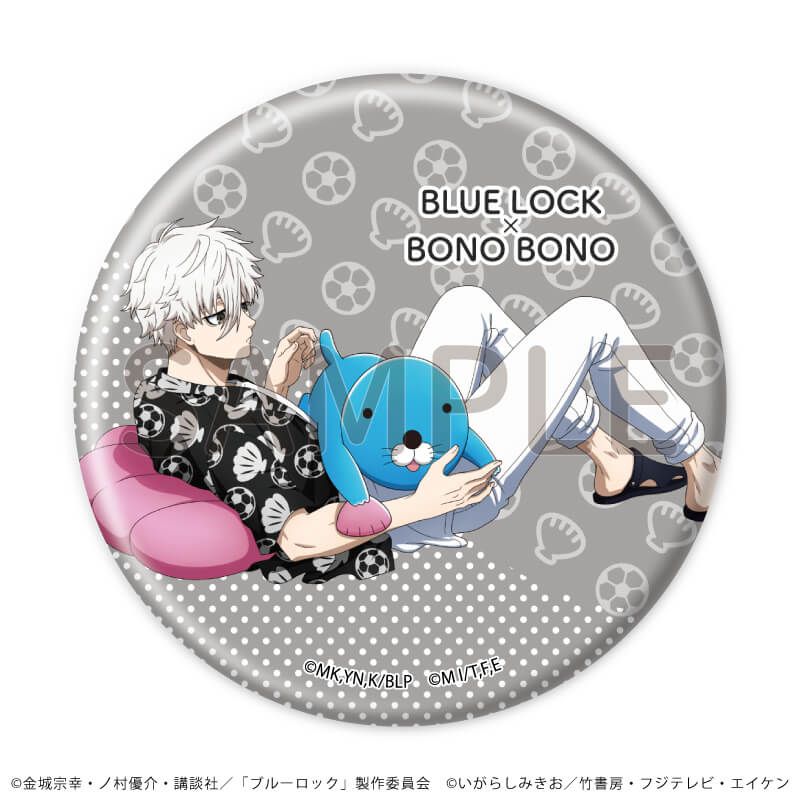 缶バッジ57ミリ「TVアニメ『ブルーロック』×『ぼのぼの』」02/ブラインド(8種)(描き下ろしイラスト)