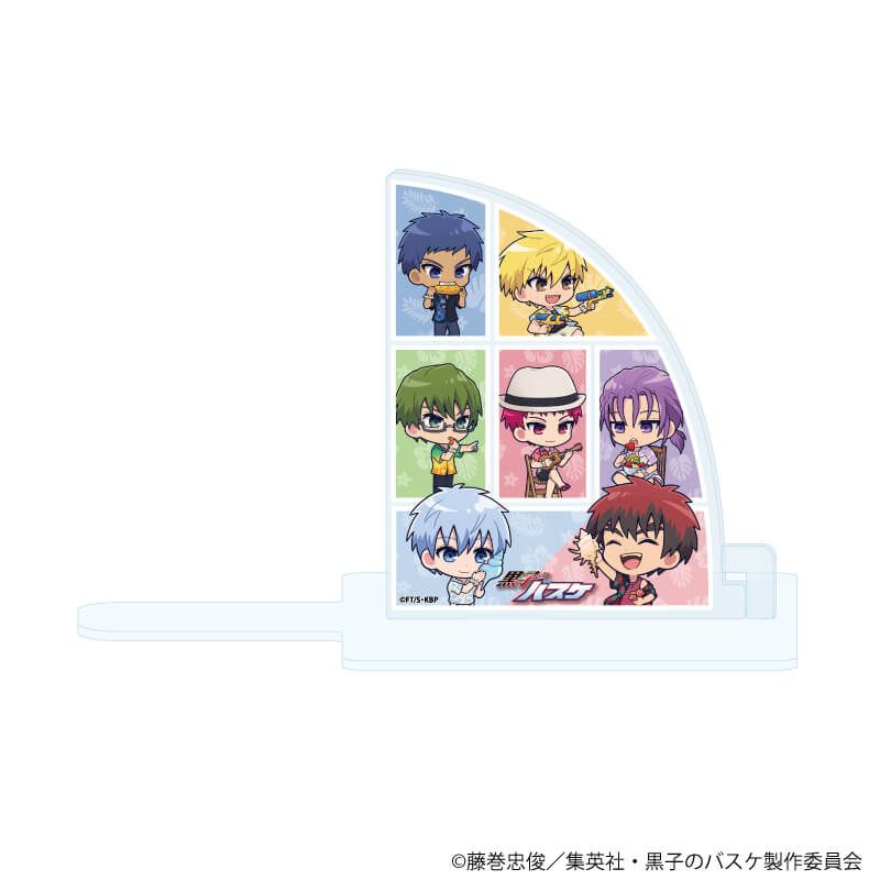 キャラブックスタンド「黒子のバスケ」02/キセキの世代＆火神大我 アロハver.(ミニキャライラスト)
