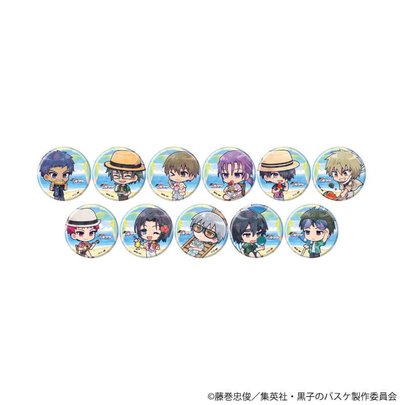 ホログラム缶バッジ(57mm)「黒子のバスケ」02/アロハver. ブラインド(11種)(ミニキャライラスト)