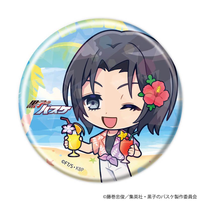 黒子のバスケ　遠征　缶バッジ　セット　ミニキャラ　デフォルメ 缶バッジ「黒子のバスケ」19/読書ver. ミニキャライラスト 6個