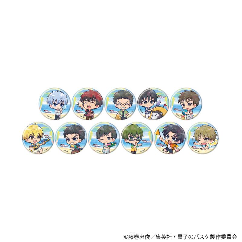 ホログラム缶バッジ(57mm)「黒子のバスケ」01/アロハver. ブラインド(11種)(ミニキャライラスト)