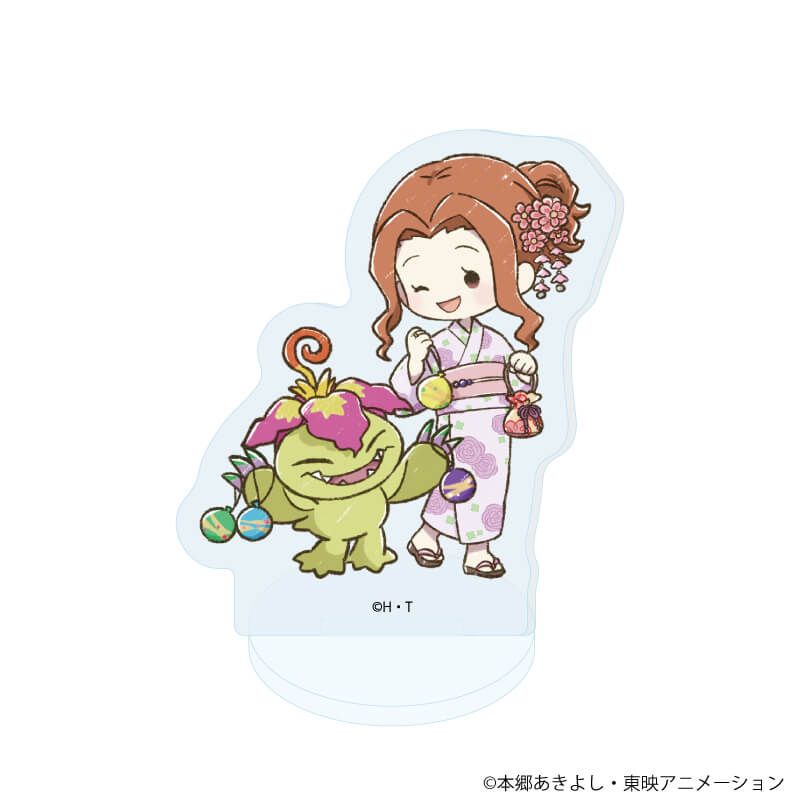 アクリルぷちスタンド「デジモンアドベンチャー」05/浴衣ver. ブラインド(8種)(グラフアートイラスト)