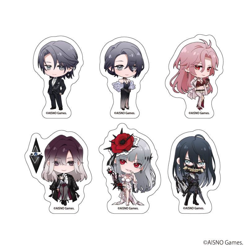 フレークシール(6種セット)「無期迷途」03/A(ミニキャライラスト)