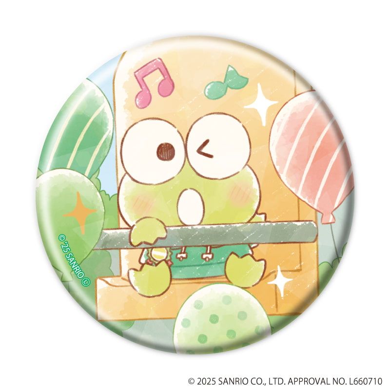 ホログラム缶バッジ(57mm)「はぴだんぶい」05/コンプリートBOX(全6種)(グラフアートイラスト)