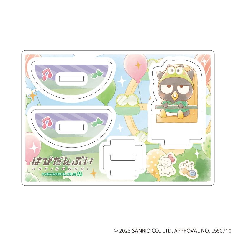 ゆらゆらアクリルスタンド「はぴだんぶい」28/バッドばつ丸(グラフアートイラスト)