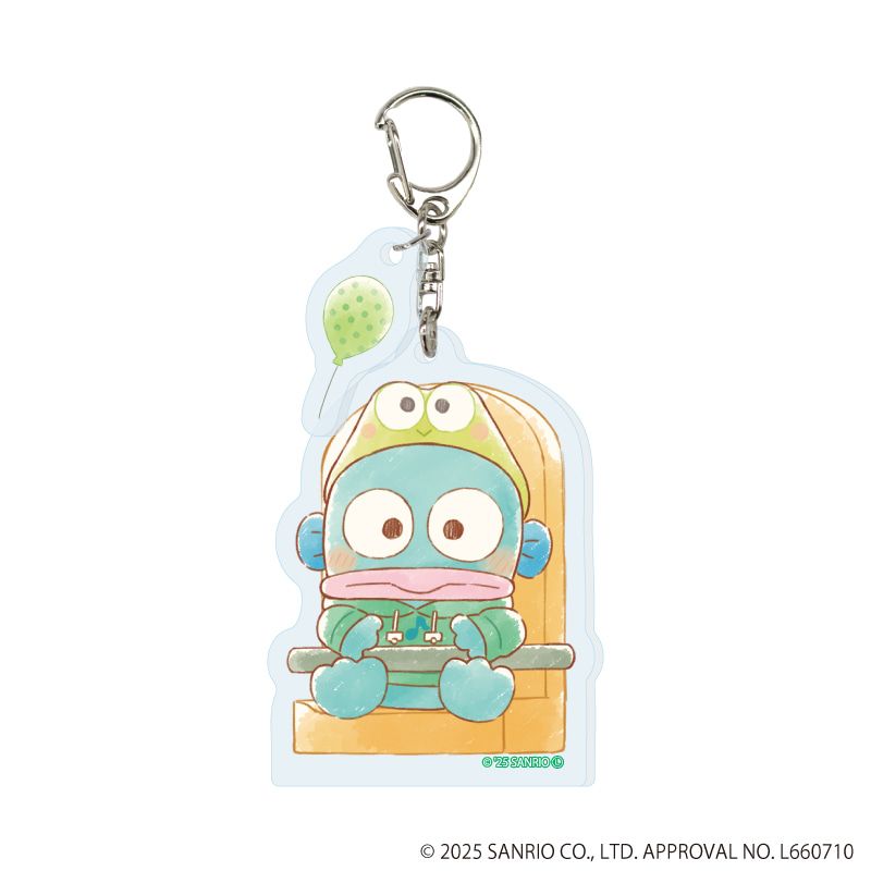 パーツ付きアクリルキーホルダー「はぴだんぶい」31/ハンギョドン(グラフアートイラスト)