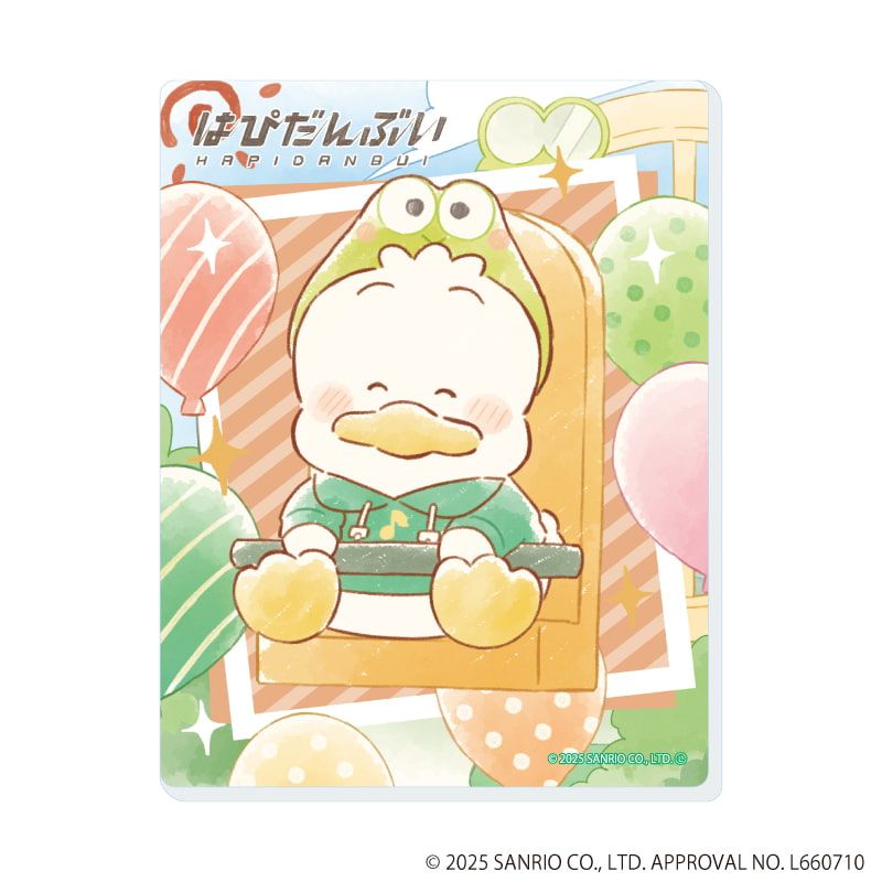 アクリルカード「はぴだんぶい」17/ブラインド(6種)(グラフアートイラスト)