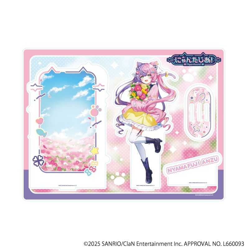プレミアム アクリルジオラマプレート「にゃんたじあ！」01/若魔藤あんず 2025誕生日ver.(公式イラスト)